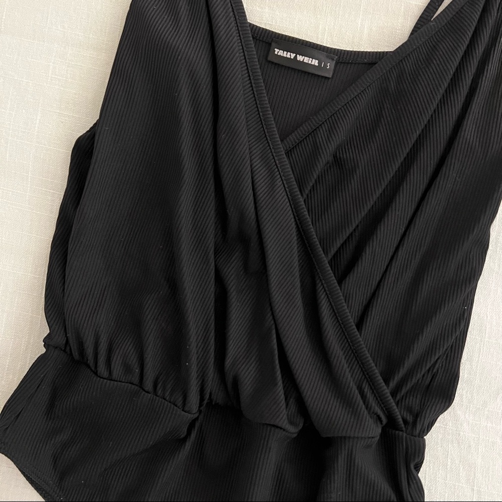 black body suit.